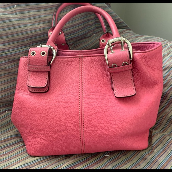 Tignanello Bags Tignanello Handbag Bright Pink Poshmark